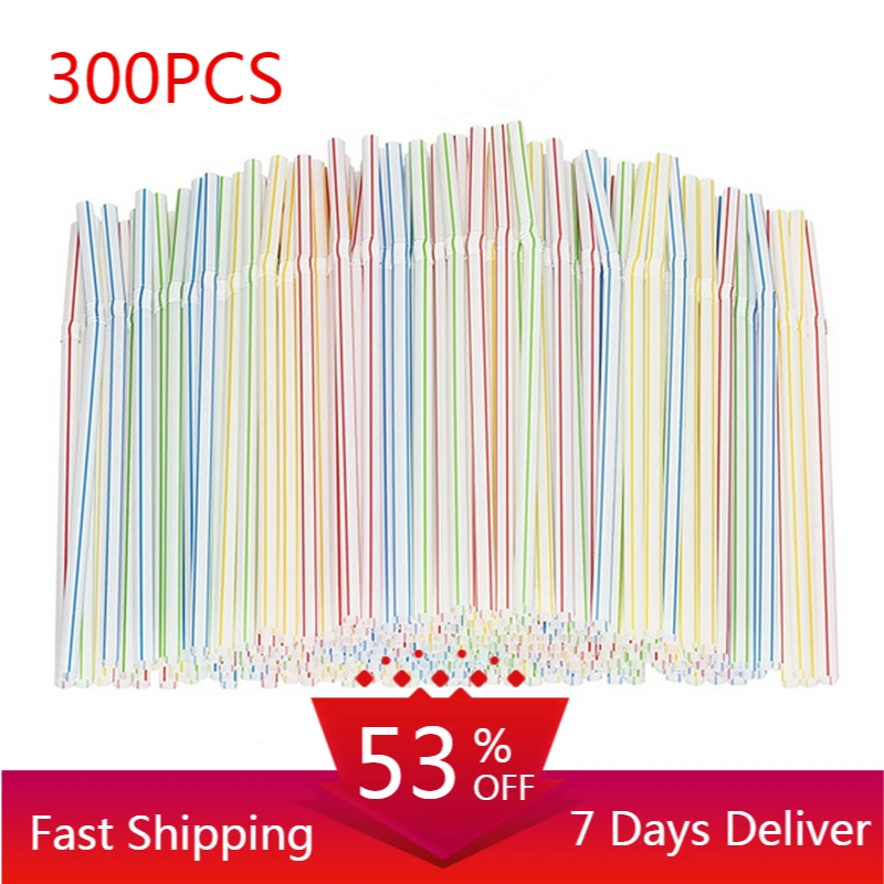 Соломинки одноразовые, длинные, разноцветные, в полоску, 300 шт., пластиковые соломинки для питья
Соломинки одноразовые, длинные, разноцветные, в полоску, 300 шт., пластиковые соломинки для питья