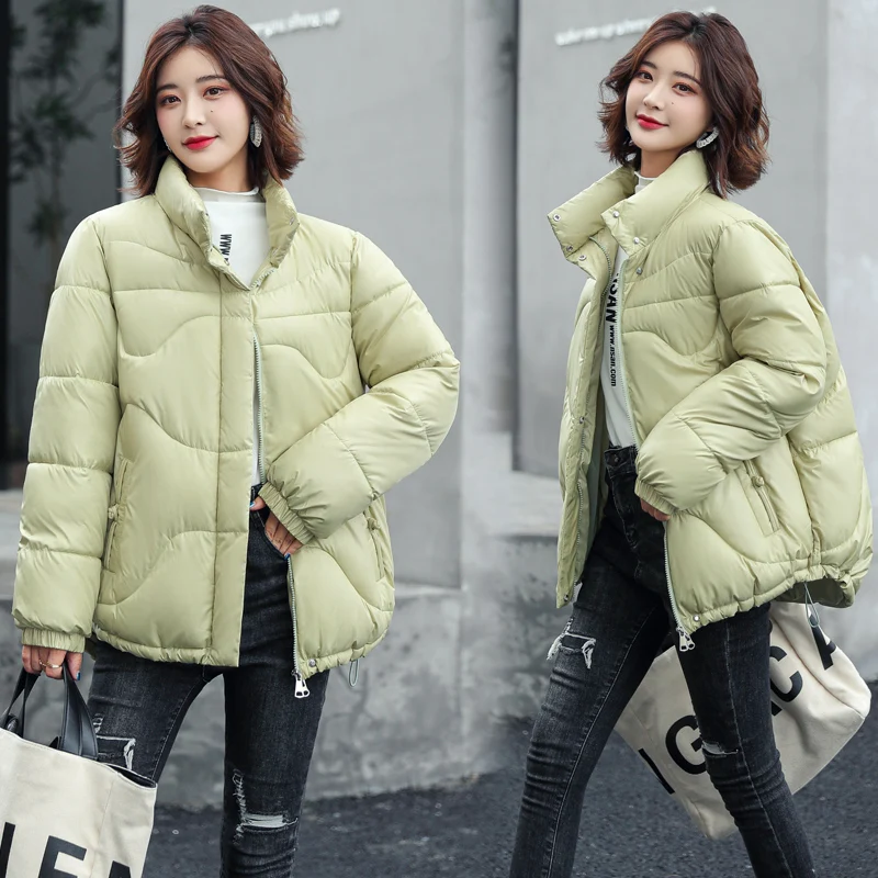 2022 new Winter Down Jacket Women's With Zipper Bread jacket Korean Style women Loose Padded Parkas Thick Warm Cold Coat
2022 new Winter Down Jacket Women's With Zipper Bread jacket Korean Style women Loose Padded Parkas Thick Warm Cold Coat