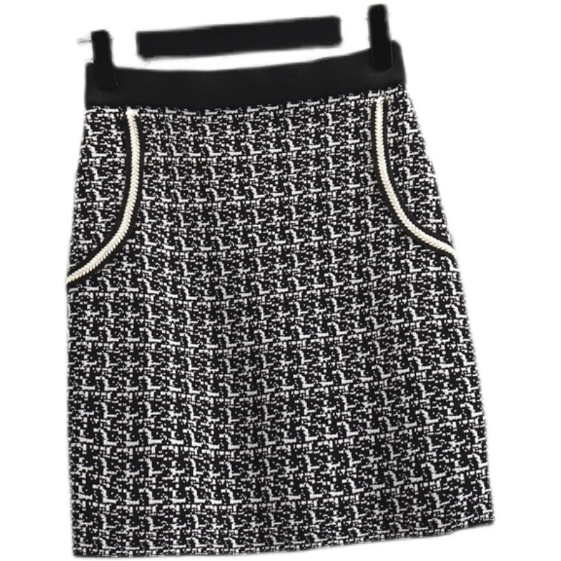 Plaid 2 Piece Set Women Spring Autumn Skirt Set Knitted Sweater Fragrance Two-piece Suit Ensemble Femme Survetement Woman Suit 
Plaid 2 Piece Set Women Spring Autumn Skirt Set Knitted Sweater Fragrance Two-piece Suit Ensemble Femme Survetement Woman Suit