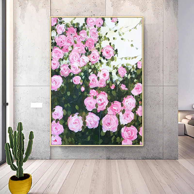 100% Handpainted Abstract Rose Flower Oil Painting On Canvas Art Gift Home Decoration Living Room Wall Art Frameless Picture
100% Handpainted Abstract Rose Flower Oil Painting On Canvas Art Gift Home Decoration Living Room Wall Art Frameless Picture