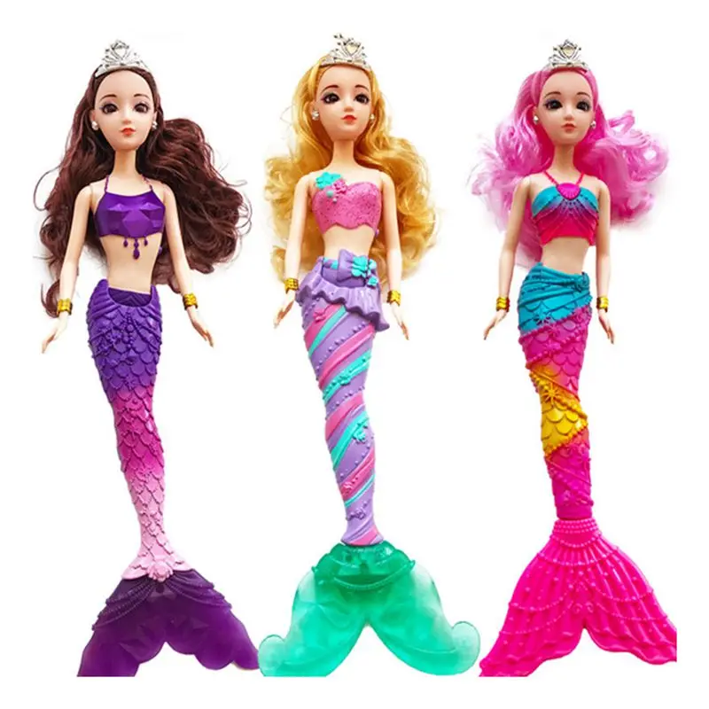 New Kids Toys For Girl Mermaid Doll 3D Eye Music LED Lighting Bath Swimming Pool Accessoires Stickers Doll Stuff Small Present
New Kids Toys For Girl Mermaid Doll 3D Eye Music LED Lighting Bath Swimming Pool Accessoires Stickers Doll Stuff Small Present