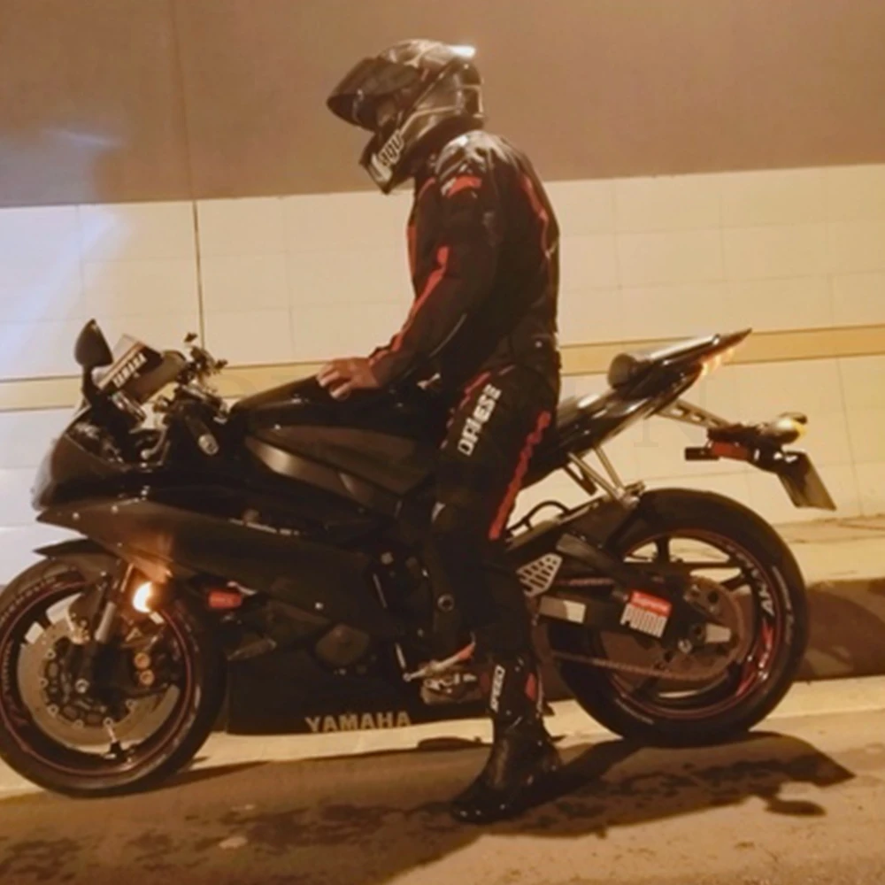 Protective Gear Motorcycle Boots Moto Shoes Motorcycle Riding Racing Motocross Boots BLACK RED WHITE Motocross Racing Boots