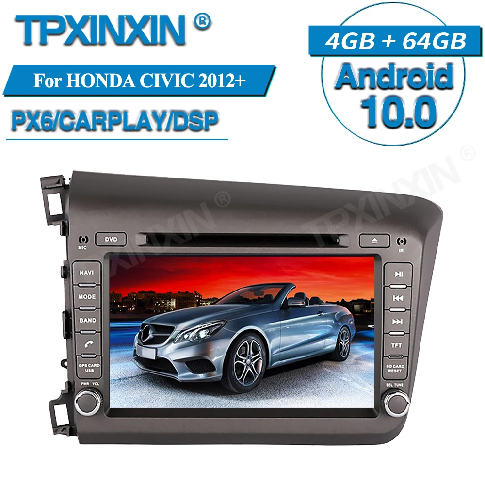 64G For HONDA CIVIC 2012+ LHD Android Radio Car Multimedia Player GPS Navigation Audio Stereo Screen DVD Head Unit Tape Recorder
64G For HONDA CIVIC 2012+ LHD Android Radio Car Multimedia Player GPS Navigation Audio Stereo Screen DVD Head Unit Tape Recorder