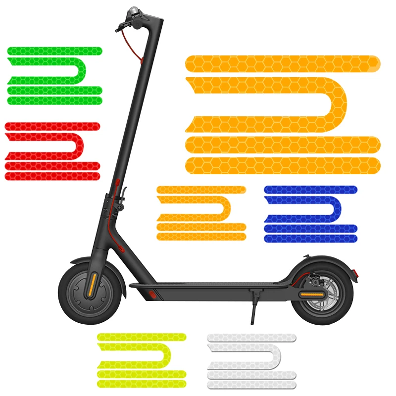 4Pcs Electric Scooter Reflective Sticker For Xiaomi Mijia M365 Pro Front Rear Wheel Tyre Cover Protective Reflective Stickers
4Pcs Electric Scooter Reflective Sticker For Xiaomi Mijia M365 Pro Front Rear Wheel Tyre Cover Protective Reflective Stickers