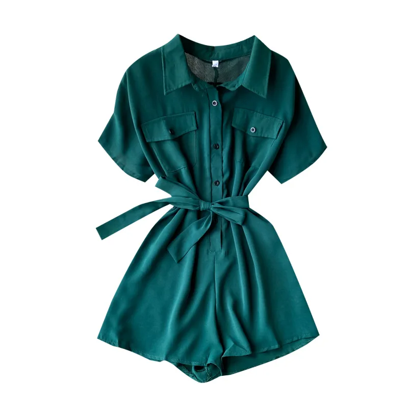 2020 New Korean Chiffon Korean High-waisted Thin Loose Overalls Short Sleeve Women Solid Color Sexy Playsuits L464
2020 New Korean Chiffon Korean High-waisted Thin Loose Overalls Short Sleeve Women Solid Color Sexy Playsuits L464