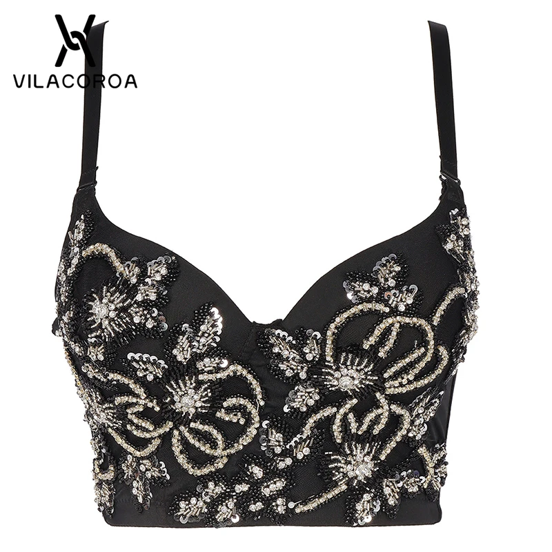 Beaded Embroidery Luxury Vest Women Low-Cut V-Neck Black Sling Backless Crop Tops High Street Sexy Y2k Dark Camis Slim Camisoles
Beaded Embroidery Luxury Vest Women Low-Cut V-Neck Black Sling Backless Crop Tops High Street Sexy Y2k Dark Camis Slim Camisoles