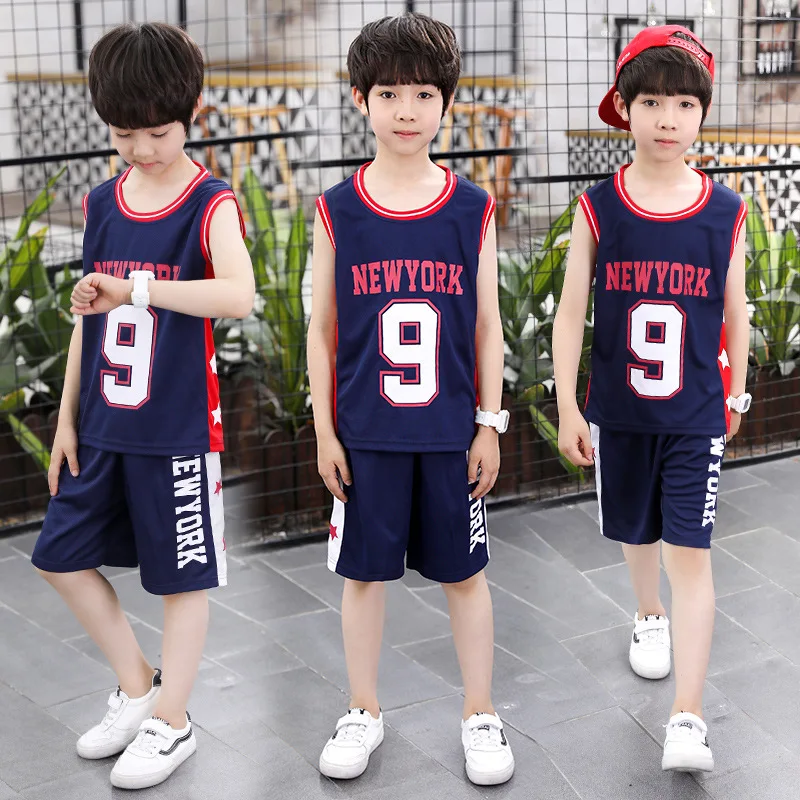 Summer Baby Boy Clothing Sets Boys Clothes Suits T Shirt +Shorts For 5 -14 Year Kids Clothing Sports Basketball Outfit 2Pcs/Set
Summer Baby Boy Clothing Sets Boys Clothes Suits T Shirt +Shorts For 5 -14 Year Kids Clothing Sports Basketball Outfit 2Pcs/Set