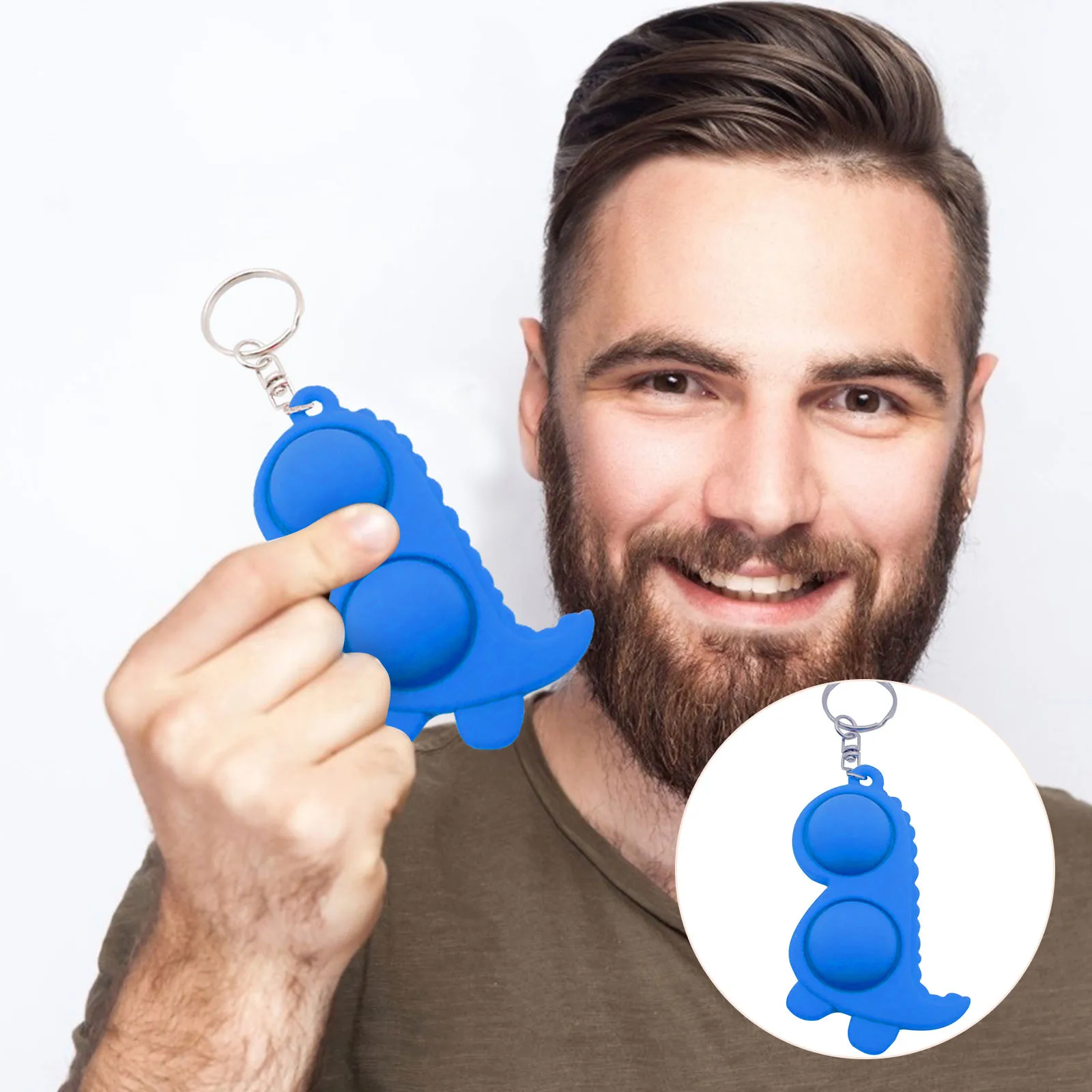 Simple Dimple Fidget Toy Small Keychain Mini Pop Pressure Reliever Silicone Toy It Figet Anti-stress Funny Sensory Need Toys
Simple Dimple Fidget Toy Small Keychain Mini Pop Pressure Reliever Silicone Toy It Figet Anti-stress Funny Sensory Need Toys