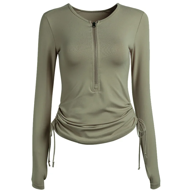 Sexy Women Yoga Top Sport Zipper Long Sleeve Yoga Shirt With 6 Colors Quick Dry Breathable Gym Fitness Shirt
Sexy Women Yoga Top Sport Zipper Long Sleeve Yoga Shirt With 6 Colors Quick Dry Breathable Gym Fitness Shirt