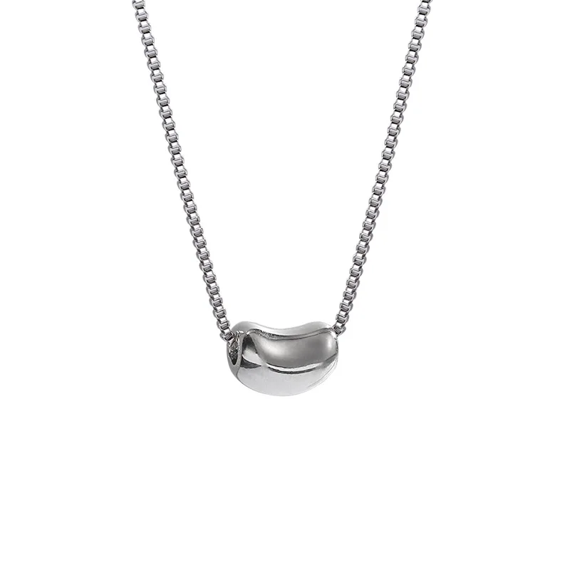 LS n geometric beans hip-hop Necklace creative design silver beans clavicle chain ins temperament accessories
LS n geometric beans hip-hop Necklace creative design silver beans clavicle chain ins temperament accessories