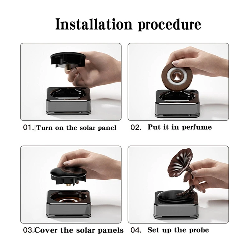 Antique Phonograph Style Car Air Freshener Solar Car Scent Auto Rotate Aromatherapy Car Accessories
Antique Phonograph Style Car Air Freshener Solar Car Scent Auto Rotate Aromatherapy Car Accessories