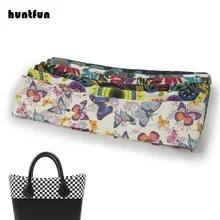 Huntfun New Trim Floral Fabric Trim for Classic Mini Obag HandbagCotton Fabric Decorating for O Bag Body