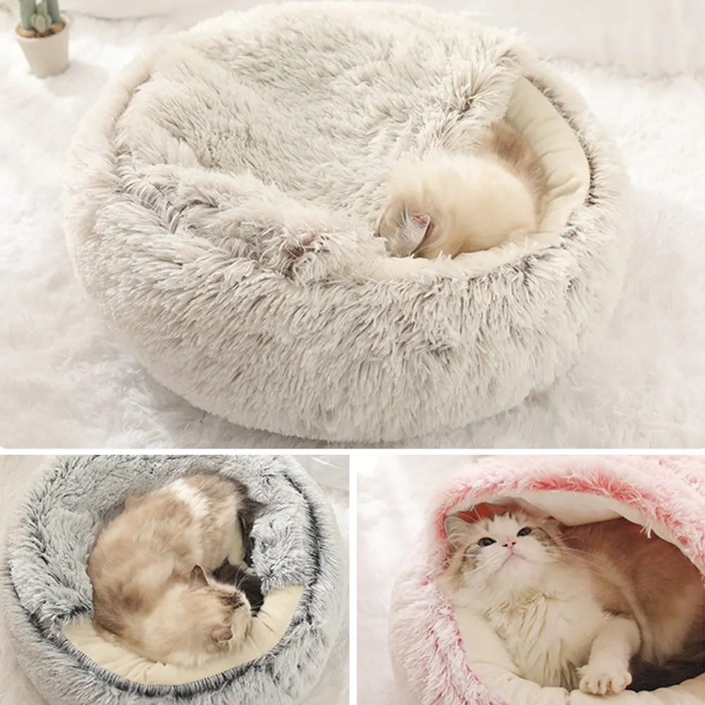 Plush Round Dog Cat Bed Cat Warm House Soft Long Plush Pet Dog Bed For Small Dogs Cat Nest 2 In 1 Pet Bed Cushion Sleeping Sofa 
Plush Round Dog Cat Bed Cat Warm House Soft Long Plush Pet Dog Bed For Small Dogs Cat Nest 2 In 1 Pet Bed Cushion Sleeping Sofa