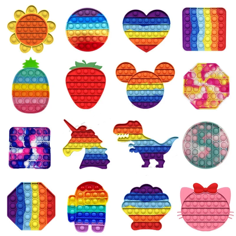 Push Bubble Fidget Sensory Dimple Stress Toys Rainbow Sound Sunflower Simple Reliever War Table Games Unicorn Pop
Push Bubble Fidget Sensory Dimple Stress Toys Rainbow Sound Sunflower Simple Reliever War Table Games Unicorn Pop