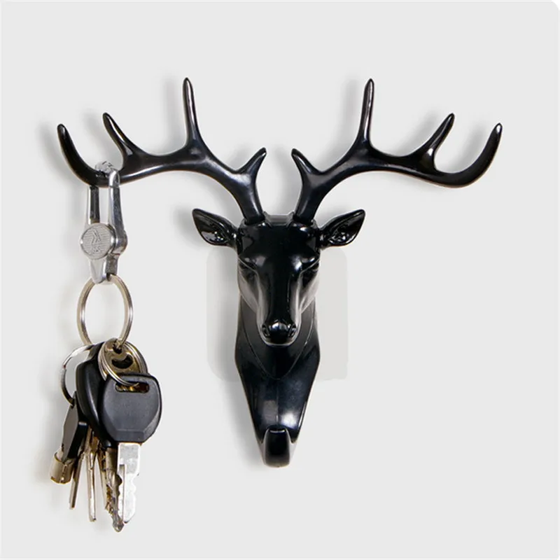 Hanging Wall Hook Vintage Deer Head Antlers For Clothes Hat Scarf Key Horns Hanger Rack Decoration Home Decor Ornaments
Hanging Wall Hook Vintage Deer Head Antlers For Clothes Hat Scarf Key Horns Hanger Rack Decoration Home Decor Ornaments