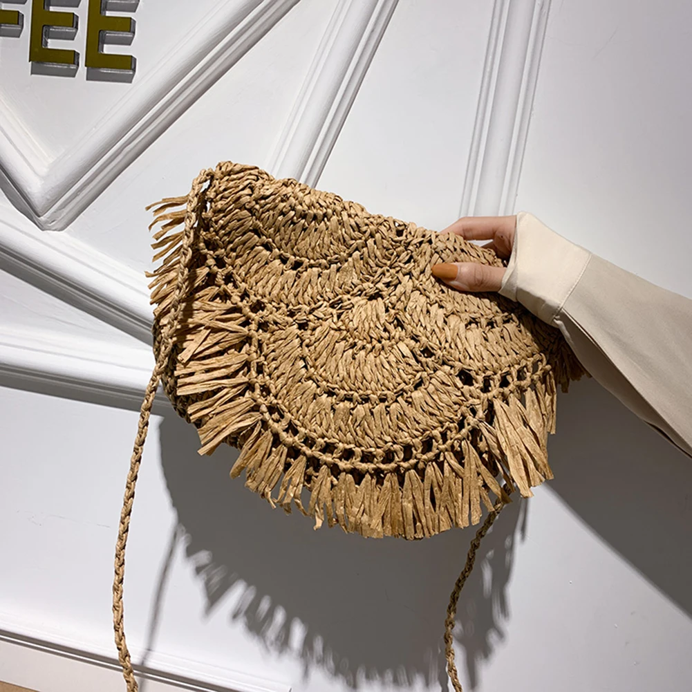 Straw Bags Tassell Beach Bags Raffia Rattan Woven Handbags Vacation Shoulder Crossbody Bags Clutch Ladies Slim Flap Bags
Straw Bags Tassell Beach Bags Raffia Rattan Woven Handbags Vacation Shoulder Crossbody Bags Clutch Ladies Slim Flap Bags