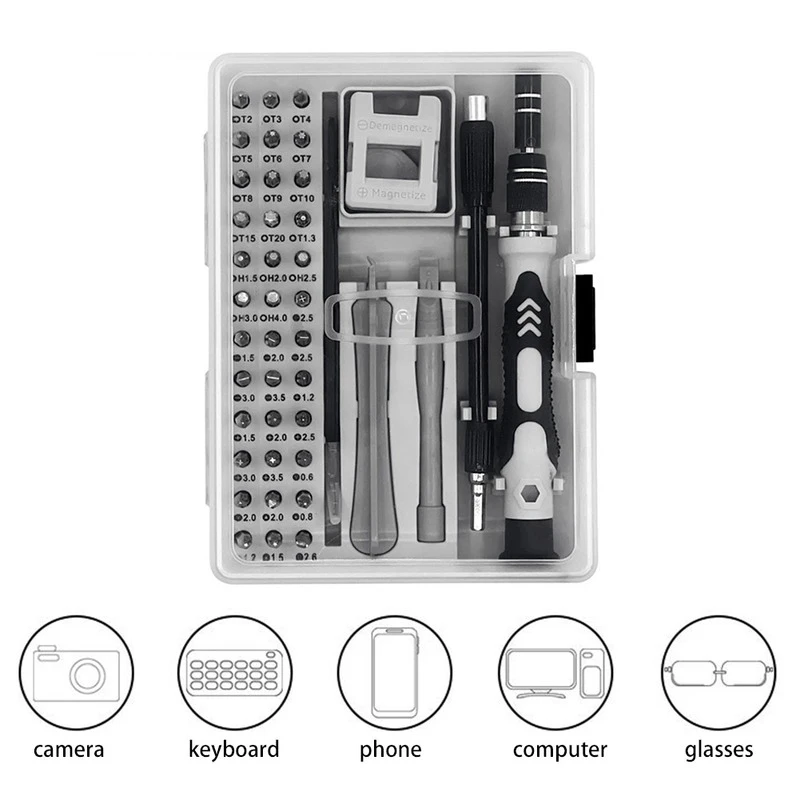 45 In 1 Screwdriver Set Precision Magnetic Bits DIY Dismountable Screw Driver Set Mini Tools Case for Smart Home PC Phone Repair
45 In 1 Screwdriver Set Precision Magnetic Bits DIY Dismountable Screw Driver Set Mini Tools Case for Smart Home PC Phone Repair