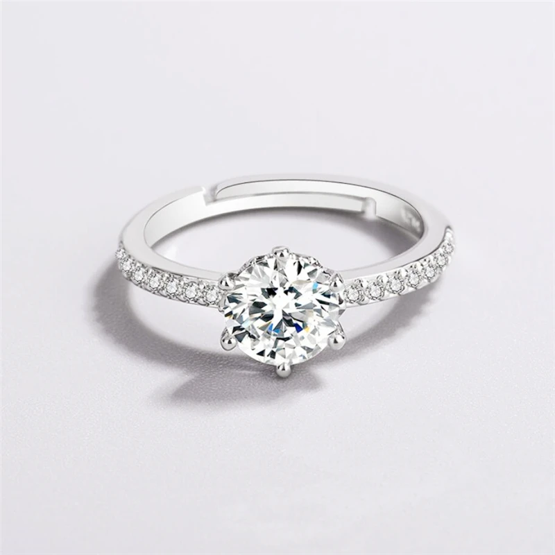 Sole Memory Shiny Hexagonal Zircon Silver Color Female Resizable Opening Rings SRI1016
Sole Memory Shiny Hexagonal Zircon Silver Color Female Resizable Opening Rings SRI1016