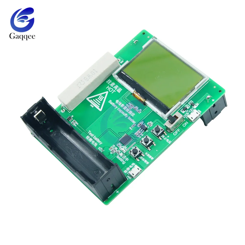 4-Bit 0.56 LED Display 18650 Lithium Battery Capacity Tester Module 128X64 LCD display Power Bank Capacity test 0~9999mAh
4-Bit 0.56 LED Display 18650 Lithium Battery Capacity Tester Module 128X64 LCD display Power Bank Capacity test 0~9999mAh
