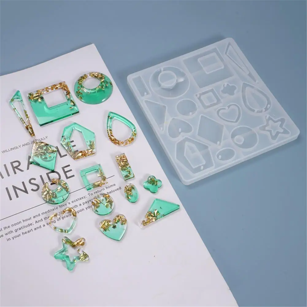 Серьги-подвески силиконовой формы УФ полимерная серьга эпоксидной смолы литейной формы для изготовления ювелирных изделий DIY ожерелье бра...
Серьги-подвески силиконовой формы УФ полимерная серьга эпоксидной смолы литейной формы для изготовления ювелирных изделий DIY ожерелье бра...