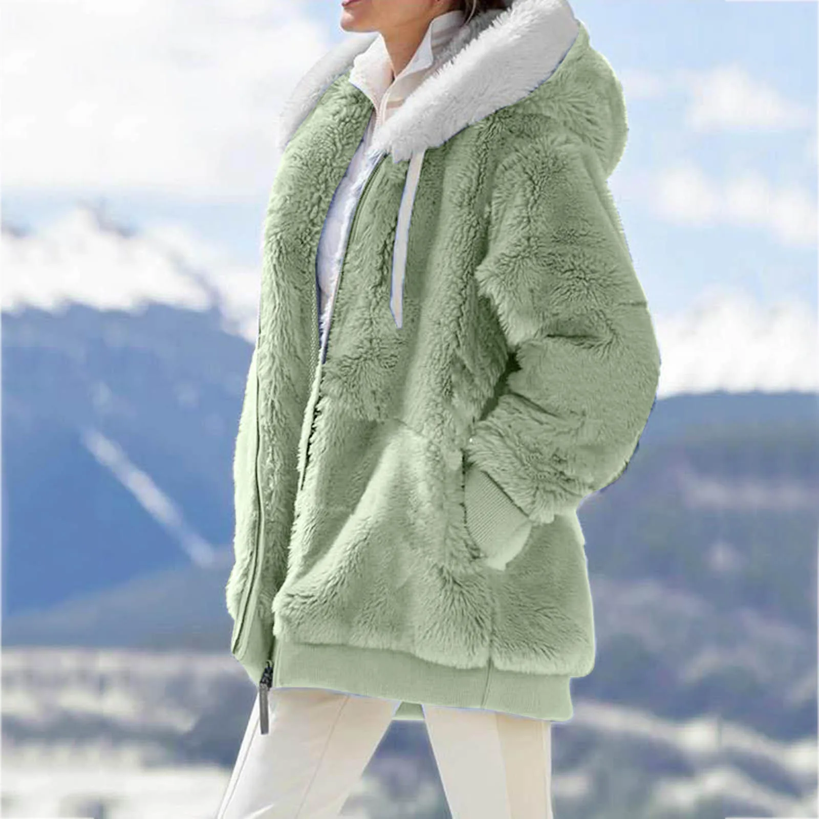 Winter Warm Hoodies Sweatshirt Women Zip-up Sweatshirts Harajuku Style Long Sleeve Streetwear Fashion Ladies Hoodie Mujer Hooded
Winter Warm Hoodies Sweatshirt Women Zip-up Sweatshirts Harajuku Style Long Sleeve Streetwear Fashion Ladies Hoodie Mujer Hooded