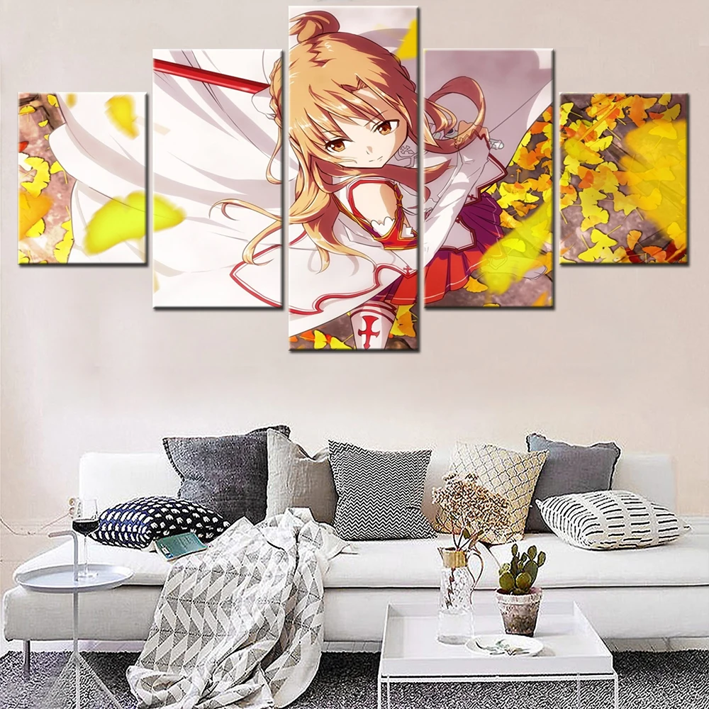 Wall Picture 5 Piece Anime Figure Cartoon Autumn Girl Posters Modern Art Canvas Printed For Living Room Bedroom Wall Painting
Wall Picture 5 Piece Anime Figure Cartoon Autumn Girl Posters Modern Art Canvas Printed For Living Room Bedroom Wall Painting