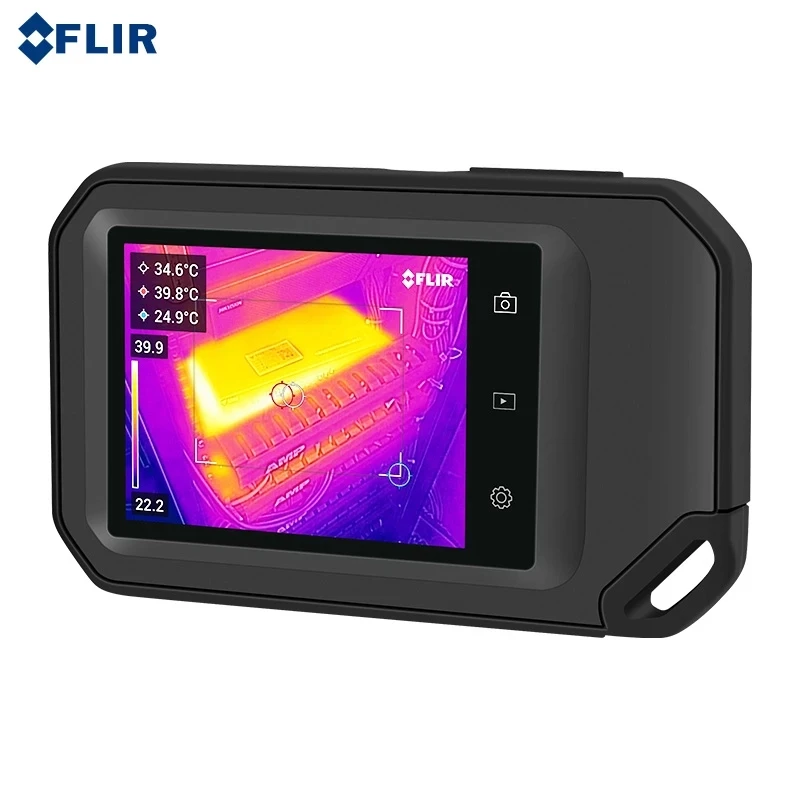 FLIR C3-X Infrared Thermal Imager HD Thermometer Infrared Thermal Imaging Camera Video Big Touch Screen Pixel 128*96 with WiFi 
FLIR C3-X Infrared Thermal Imager HD Thermometer Infrared Thermal Imaging Camera Video Big Touch Screen Pixel 128*96 with WiFi