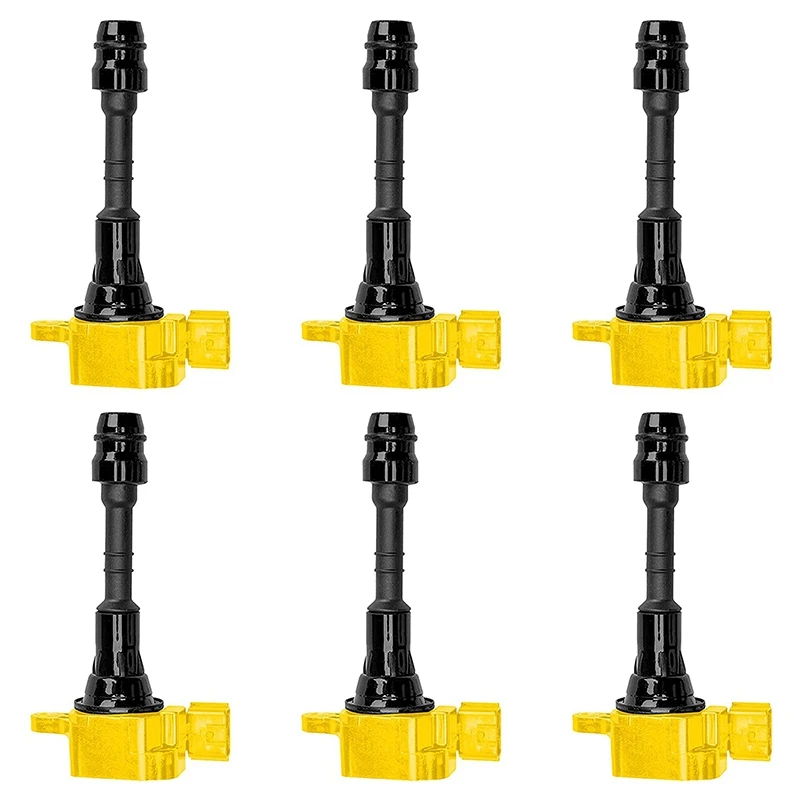 Heavy Duty Ignition Coil Set of 6 for Nissan Maxima 3.5L V6 Nissan NV1500 4.0L V6 Nissan NV2500 4.0L V6 UF-349 C1406
Heavy Duty Ignition Coil Set of 6 for Nissan Maxima 3.5L V6 Nissan NV1500 4.0L V6 Nissan NV2500 4.0L V6 UF-349 C1406