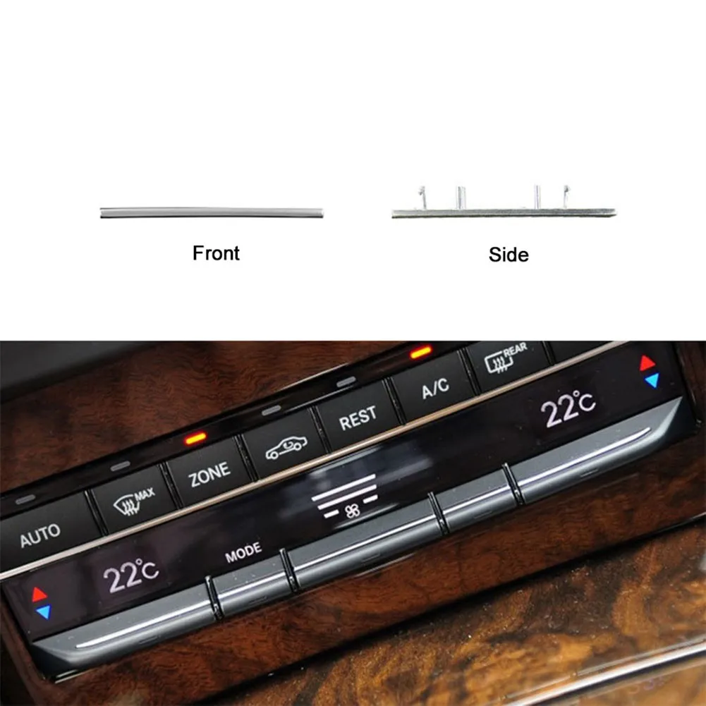 37*2mm Car Center Right A/C TEMP Switch Button Trim Strip Chrome Light For Mercedes W212 Interior Accessories Decoration Trim
37*2mm Car Center Right A/C TEMP Switch Button Trim Strip Chrome Light For Mercedes W212 Interior Accessories Decoration Trim