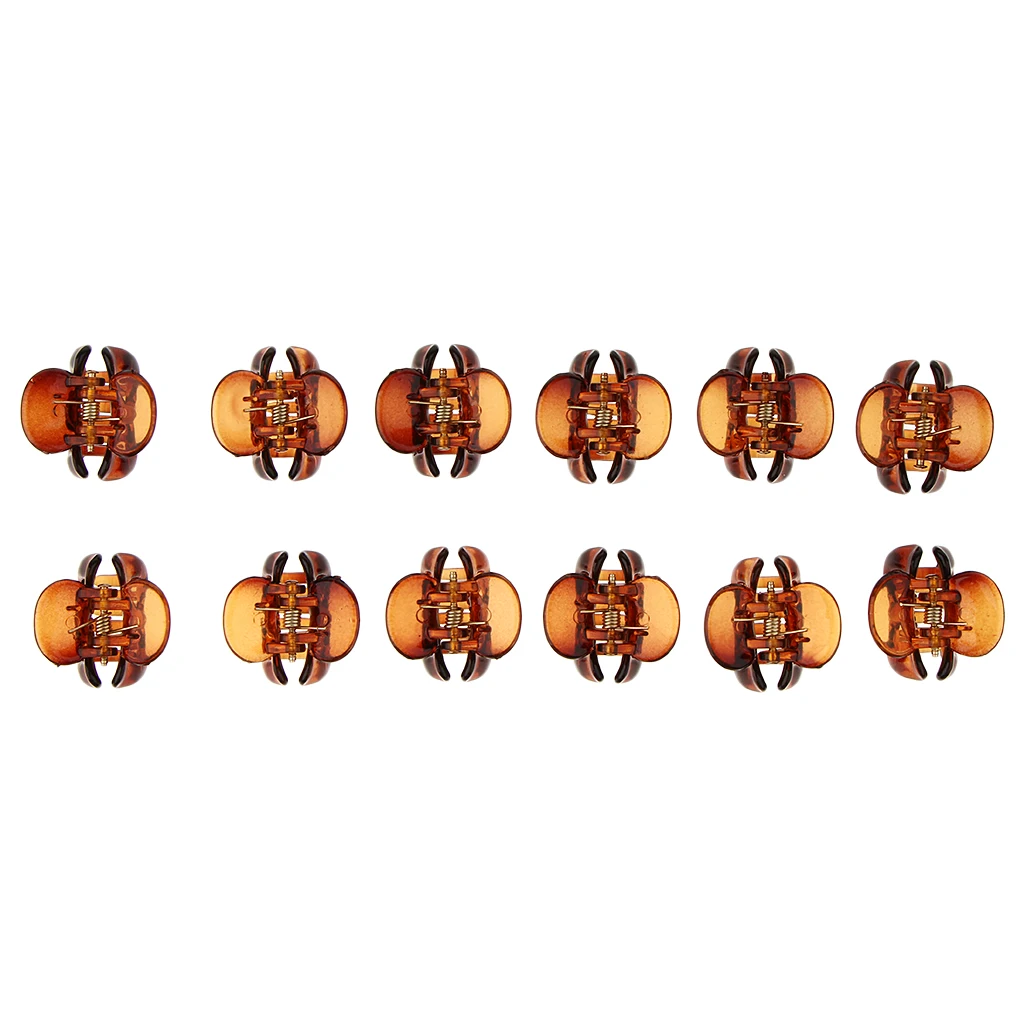 12x Plastic Women Mini Hair Clips 2.5cm Non-slip Hair Claws Grips
12x Plastic Women Mini Hair Clips 2.5cm Non-slip Hair Claws Grips