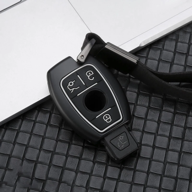 Чехол для автомобильного ключа из цинкового сплава Mercedes benz A B C R G Class W203 W204 W210 W211 W124