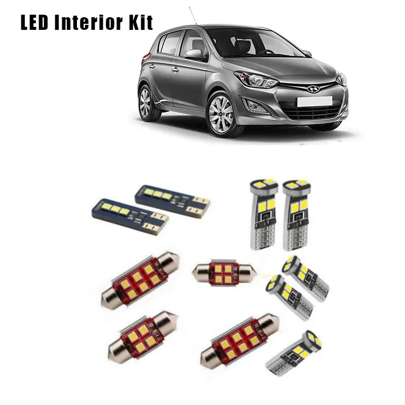 For Hyundai i20 MK1 MK2 PB GB IB 2008-2019 Vehicle Canbus Car LED Interior Dome Map Reading Light Kit Bulbs License Plate Lamp
For Hyundai i20 MK1 MK2 PB GB IB 2008-2019 Vehicle Canbus Car LED Interior Dome Map Reading Light Kit Bulbs License Plate Lamp