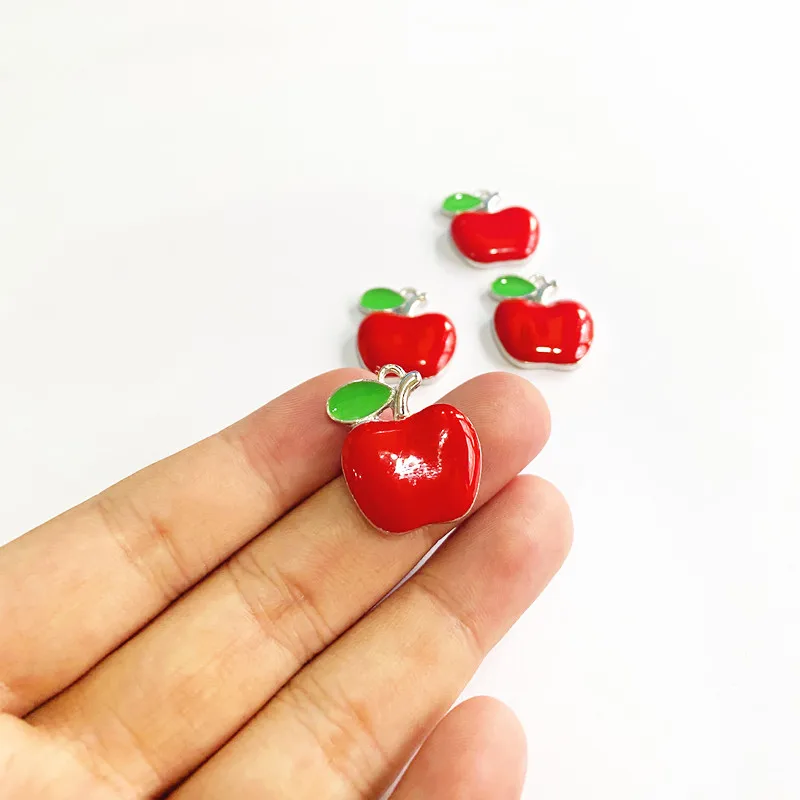 6pcs Cute Enamel Apple DIY Handmade Food Pendant Necklace Bracelet Earrings Accessories Charms Findings Jewelry Making Supplies
6pcs Cute Enamel Apple DIY Handmade Food Pendant Necklace Bracelet Earrings Accessories Charms Findings Jewelry Making Supplies