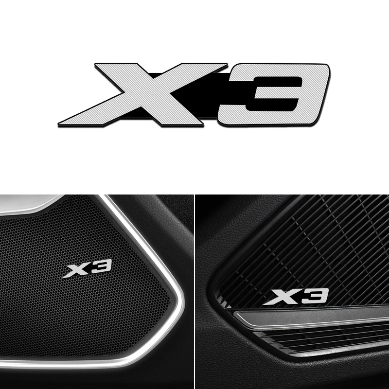 4 шт. автомобильные аксессуары для BMW X3 X4 G01 G02|Наклейки на автомобиль| |