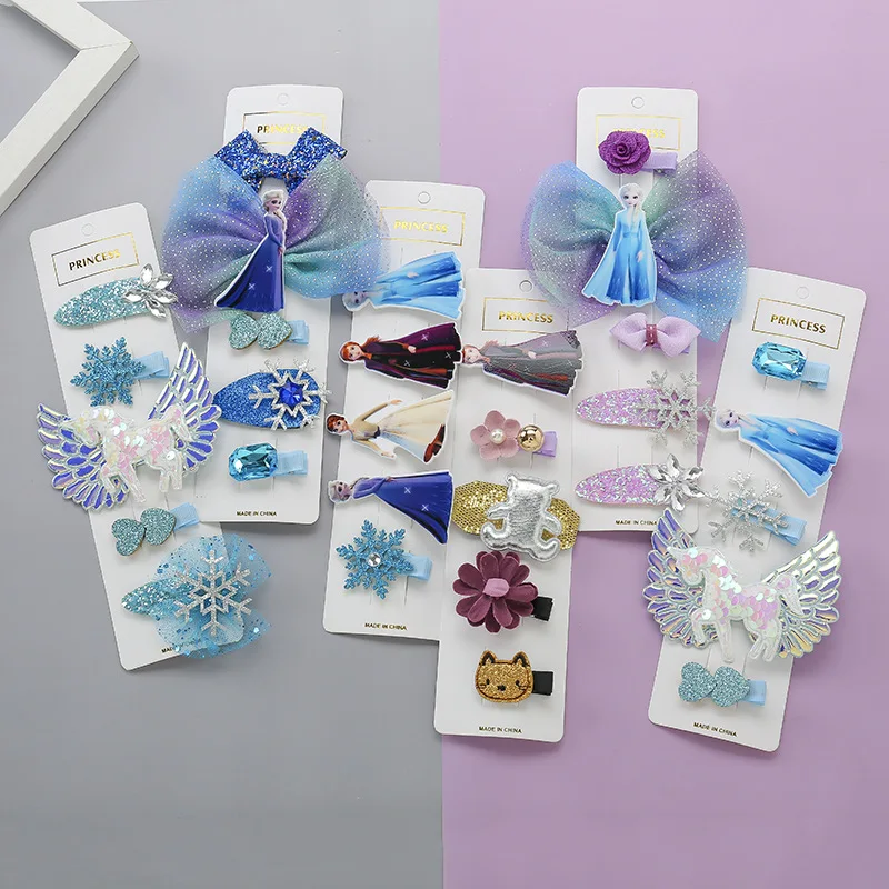 5Pcs/Set Children's Hairpin Snow Princess Girls Hair Accessories Snowflake BB Headdress Bow Hairpin Girl Clip
5Pcs/Set Children's Hairpin Snow Princess Girls Hair Accessories Snowflake BB Headdress Bow Hairpin Girl Clip