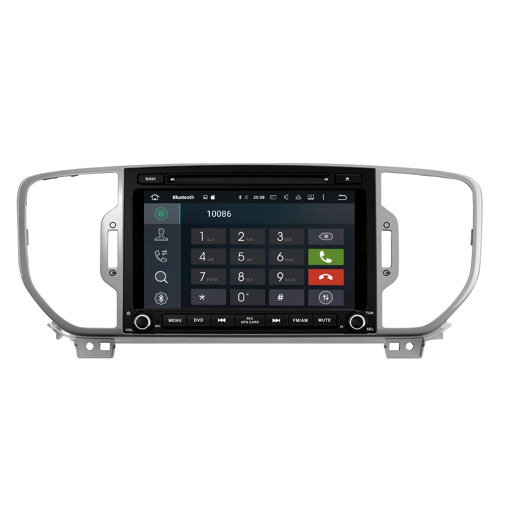 Android 9 0 автомобильный Радио dvd-плеер для Kia Sportage 2016 2017 2018 аудио GPS Мультимедиа