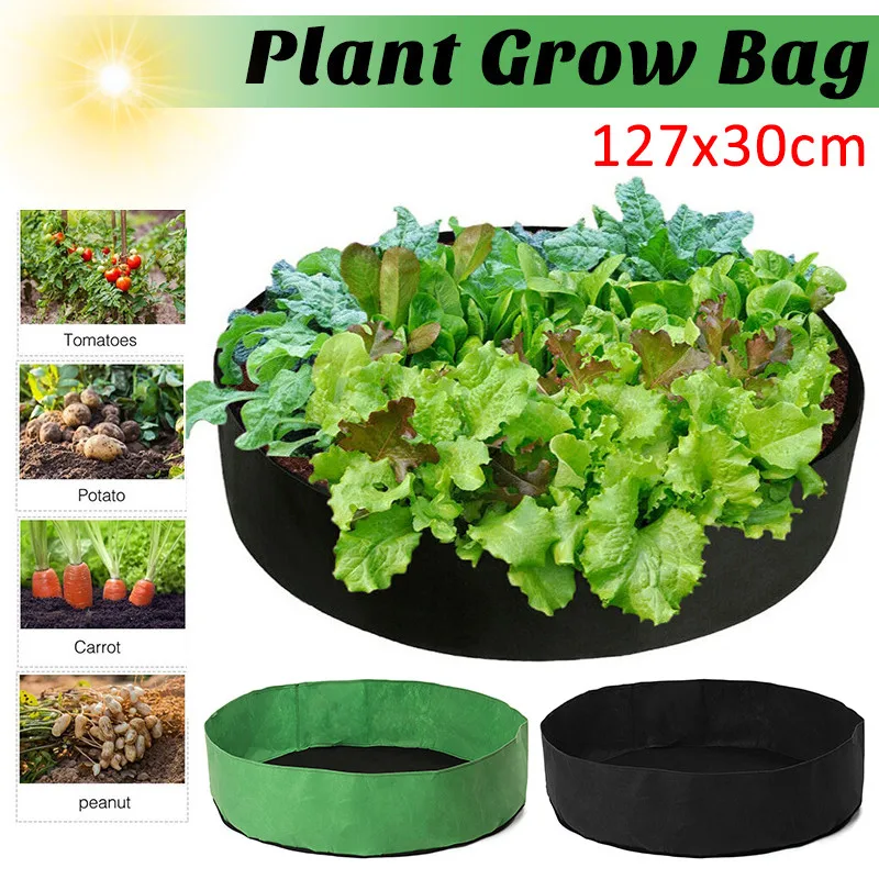 127x30CM Vegetable Planter Garden Planting Grow Bags for Potato Tomato and Other Vegetables Breathable Nonwoven Fabric Cloth
127x30CM Vegetable Planter Garden Planting Grow Bags for Potato Tomato and Other Vegetables Breathable Nonwoven Fabric Cloth