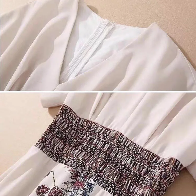 ZALady Designer Runway Women Midi Long Dress Woman Clothes Vintage Printed V-neck High Waist Elasticity Dresses Vestidos Mujer
ZALady Designer Runway Women Midi Long Dress Woman Clothes Vintage Printed V-neck High Waist Elasticity Dresses Vestidos Mujer