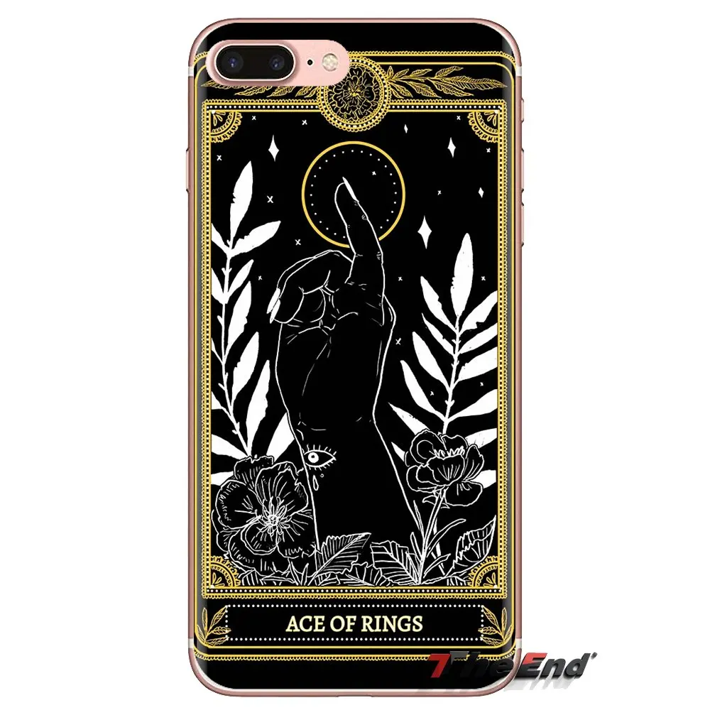 TPU Shell Cases For LG G3 G4 Mini G5 G6 G7 Q6 Q7 Q8 Q9 V10 V20 V30 X Power 2 3 K10 K4 K8 2017 cool card black The Marigold Tarot |