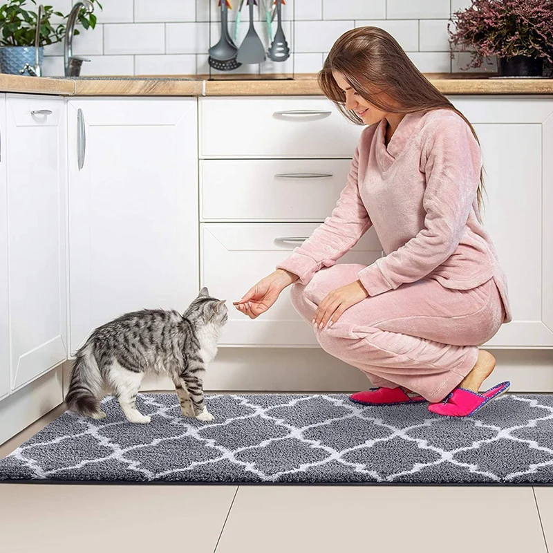 Kitchen Rugs and Mats Kitchen Mat Non Slip Machine Washable Runner Carpets for Floor, Kitchen, Bathroom, Office
Kitchen Rugs and Mats Kitchen Mat Non Slip Machine Washable Runner Carpets for Floor, Kitchen, Bathroom, Office