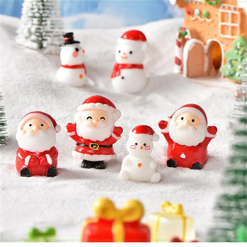 Christmas Micro-landscape Gardening DIY Snow Scene Accessories Lovely Elk Snowman Santa Claus Sculpture Xmas Resin Ornaments
Christmas Micro-landscape Gardening DIY Snow Scene Accessories Lovely Elk Snowman Santa Claus Sculpture Xmas Resin Ornaments