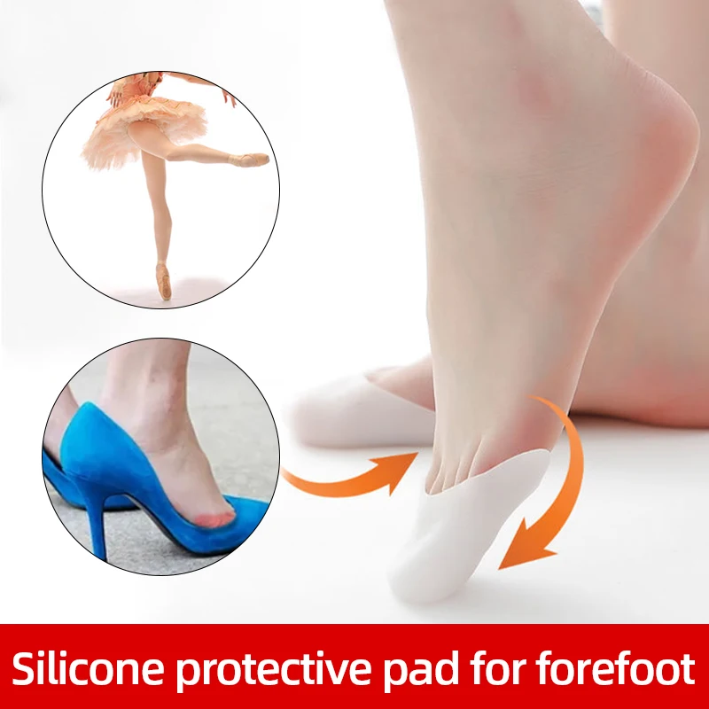 1pair Soft Pointe Forefoot protection Pads Ballet Foot protector relief Pointe Toe pain High Heels Anti-Slip Breathable gel
1pair Soft Pointe Forefoot protection Pads Ballet Foot protector relief Pointe Toe pain High Heels Anti-Slip Breathable gel