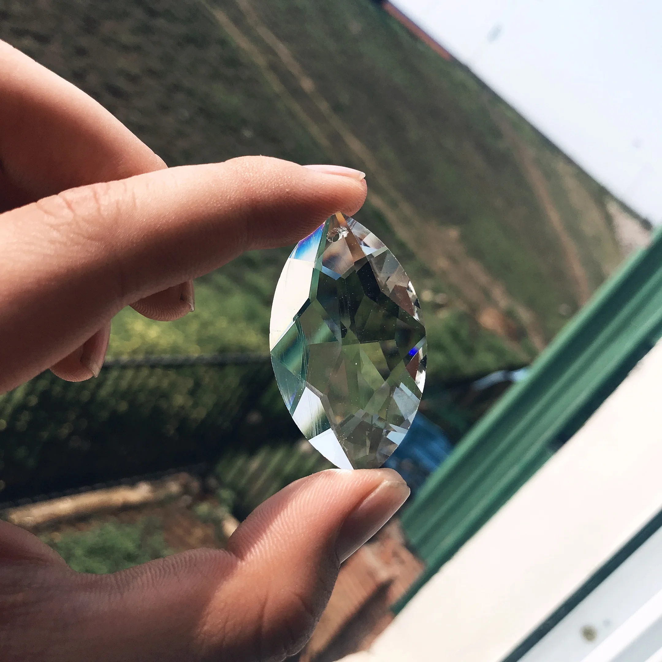 5PCS 48MM Glass Art Crystal Prism Pendant Chandelier Lamp Hanging Ornament DIY Sun Faceted Teardrop Chandelier Glass Crystal
5PCS 48MM Glass Art Crystal Prism Pendant Chandelier Lamp Hanging Ornament DIY Sun Faceted Teardrop Chandelier Glass Crystal