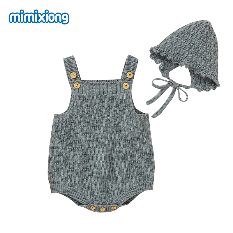 Spring Autumn Knitted Newborn Baby Girl Bodysuits Caps 2pcs Outfits Clothes Cute Candy Color Infant Kids Boy Jumpsuits Playsuits
Spring Autumn Knitted Newborn Baby Girl Bodysuits Caps 2pcs Outfits Clothes Cute Candy Color Infant Kids Boy Jumpsuits Playsuits
