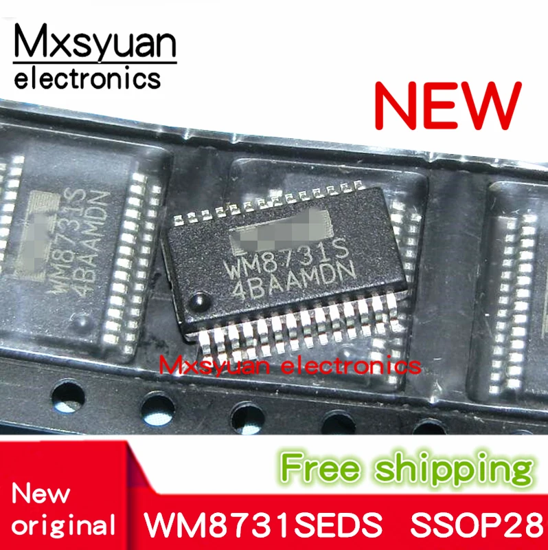 

5PCS~20PCS/LOT WM8731S WM8731SEDS WM8731SEDS/RV SSOP28 New original