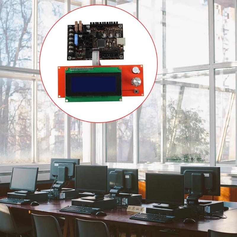 LCD Display Kit EinsyRambo 1.1b Mainboard for Prusa i3 MK3 With 4 Trinamic TMC2130 Control 4 Mosfet Switched Outputs
LCD Display Kit EinsyRambo 1.1b Mainboard for Prusa i3 MK3 With 4 Trinamic TMC2130 Control 4 Mosfet Switched Outputs
