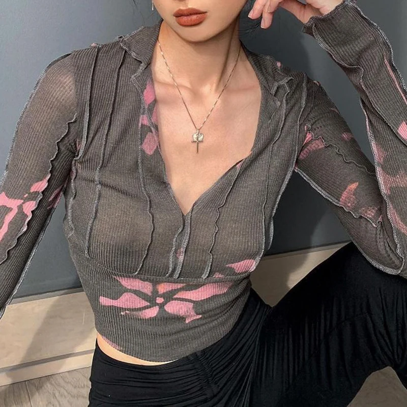 Укороченный топ с цветочным принтом, Винтажная футболка в стиле пэчворк контрастных цветов, популярная Повседневная Уличная одежда, трендо...
Укороченный топ с цветочным принтом, Винтажная футболка в стиле пэчворк контрастных цветов, популярная Повседневная Уличная одежда, трендо...