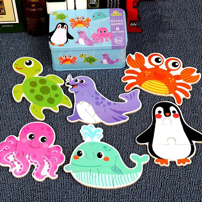 Wooden Puzzle Toys For Children Wood DIY Animal Shaped Christmas Gift Wooden Jigsaw Puzzles Learning Montessori Education Toys
Wooden Puzzle Toys For Children Wood DIY Animal Shaped Christmas Gift Wooden Jigsaw Puzzles Learning Montessori Education Toys