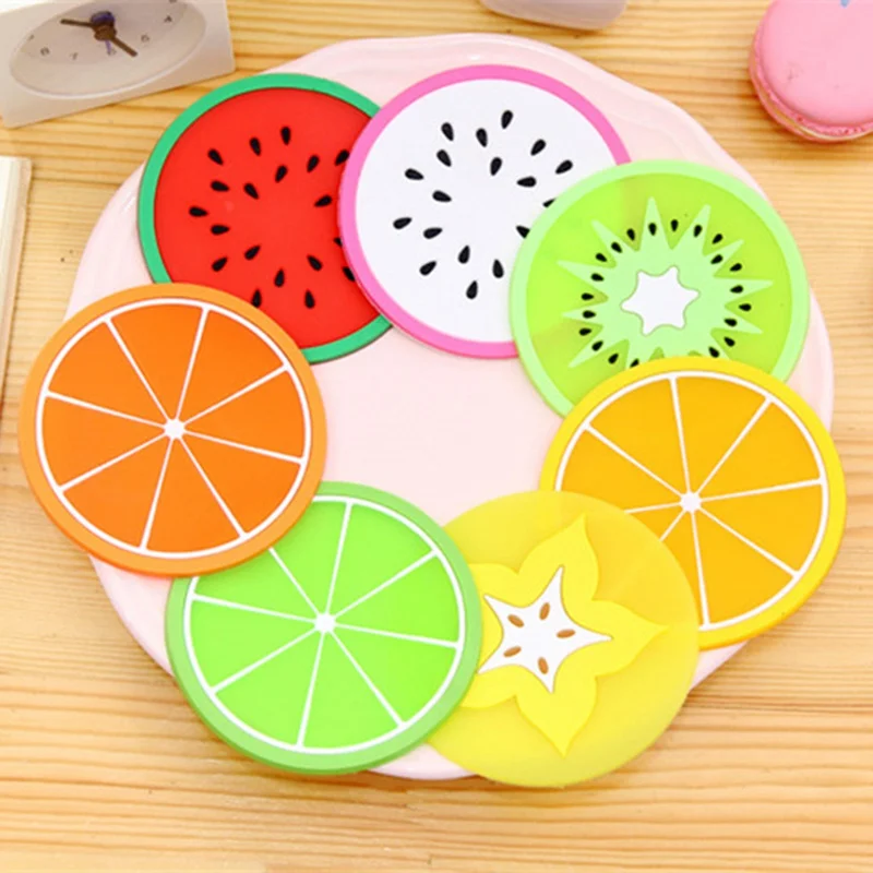 7 Pcs/set Hot Coaster Fruit Shape Silicone Cup Pad Slip Insulation Pad Cup Mat Pad Hot Drink Holder Random Style
7 Pcs/set Hot Coaster Fruit Shape Silicone Cup Pad Slip Insulation Pad Cup Mat Pad Hot Drink Holder Random Style