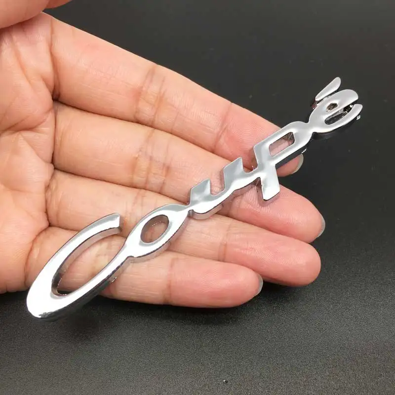 3D металлическая наклейка с логотипом COUPE для BMW Audi Volkswagen Benz Hyundai, аксессуары, боковая эмблема автомобиля, наклейки, декор заднего багажника
3D металлическая наклейка с логотипом COUPE для BMW Audi Volkswagen Benz Hyundai, аксессуары, боковая эмблема автомобиля, наклейки, декор заднего багажника